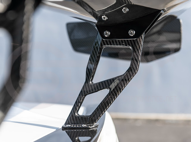 2014-2019 CHEVROLET CORVETTE C7 | ZR1 ZTK CONVERSION PACKAGE REAR SPOILER HIGH WING WITH WING RISER